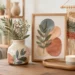 Personalisierte Deko-Geschenke mit Vase, Pflanzenbild und Kerze