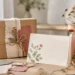 Persönliche DIY-Geschenke mit Kerze, Karte und Naturmaterialien