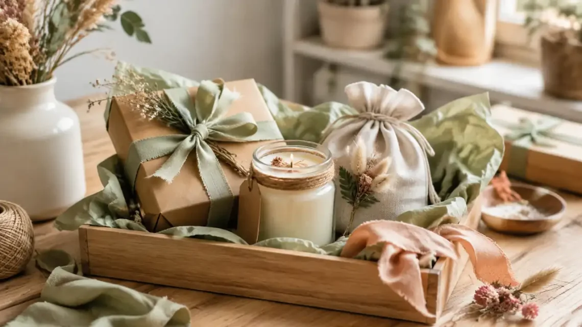 Handgemachte Geschenkpräsentationen, die begeistern