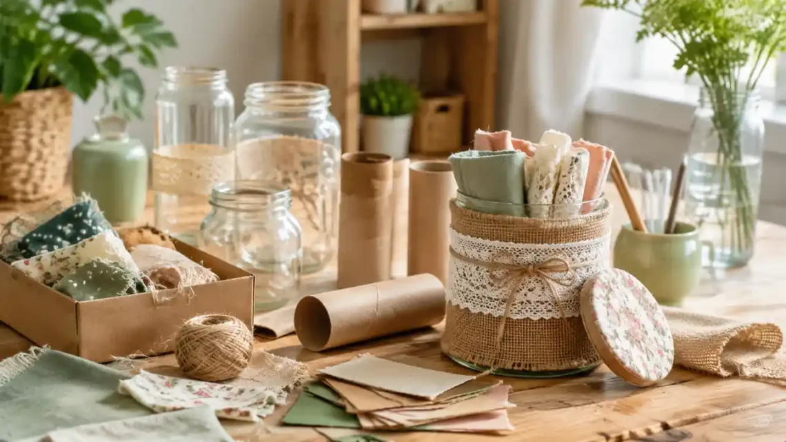 DIY-Geschenke aus recycelten Haushaltsmaterialien gestalten